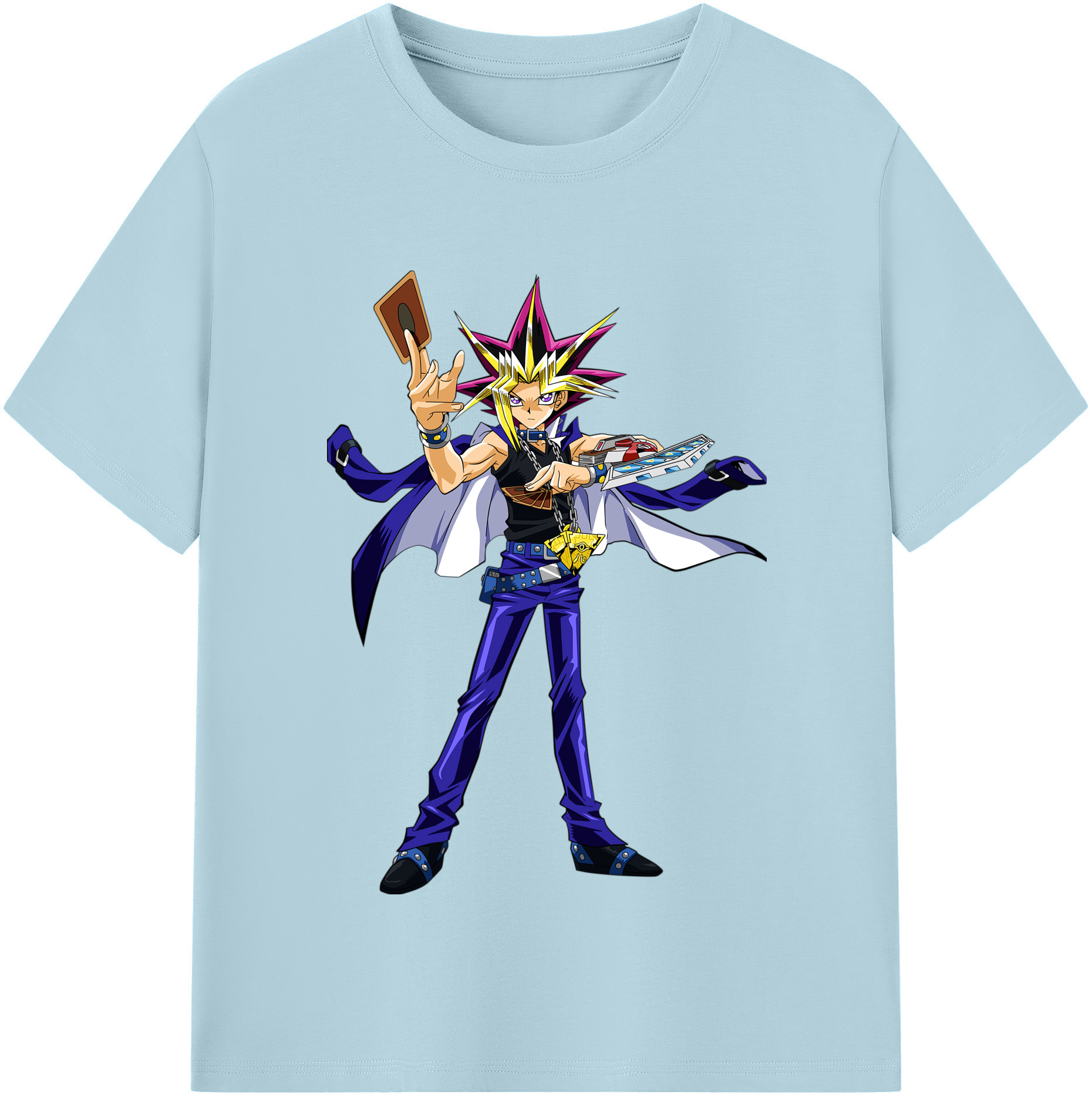 （画像用） 遊☆戯☆王 Yu-Gi-Oh! 綿100％半袖Tシャツ（フロントプリント）